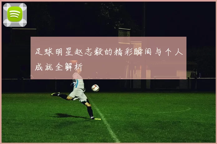 足球明星赵志毅的精彩瞬间与个人成就全解析
